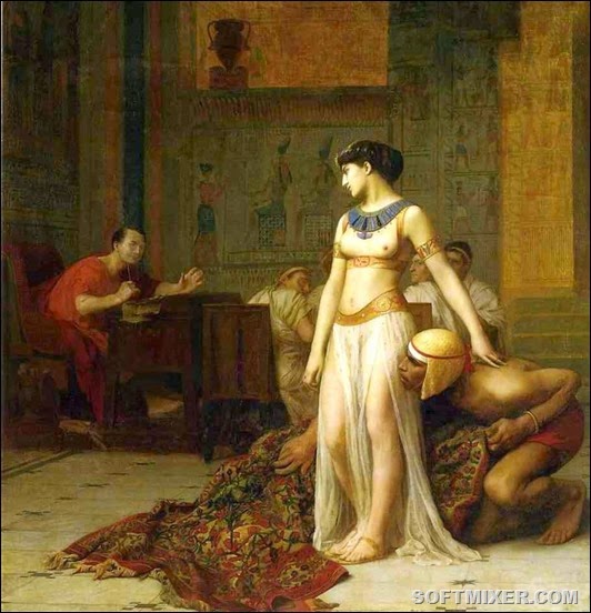 Cleopatra_and_Caesar_by_Jean-Leon-Gerome(2)