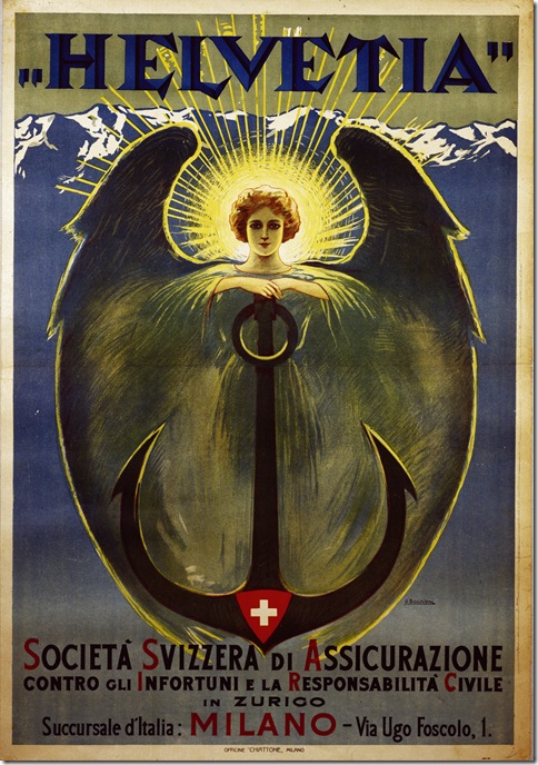 Umberto Boccioni_Manifesto per la Soc.Helvetia 1909 tecnica litografica