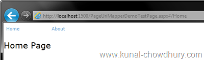 Default Page to Home Default Page to Home
