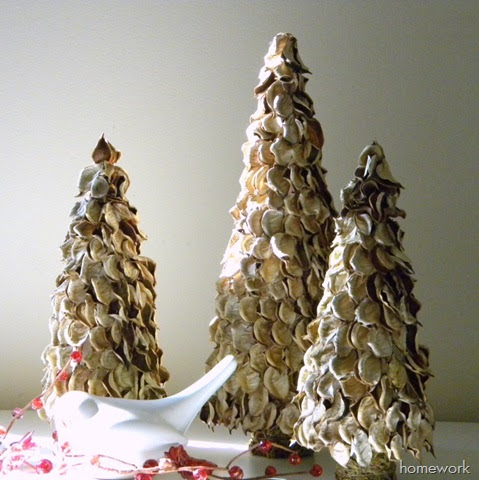 homework: a creative blog: Celebrations: potpourri christmas trees