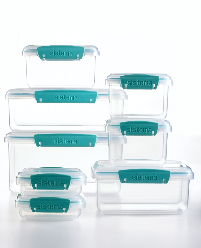 Keep snacks or family meals packed in these tupperware containers from the Martha Stewart Collection. (macys.com) Keep snacks or family meals packed in these tupperware containers from the Martha Stewart Collection. (macys.com)