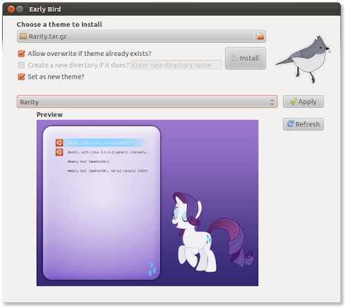 Early Bird su Ubuntu