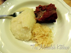 Very Veggie Meatloaf w Potatoes n Kraut Very Veggie Meatloaf w Potatoes n Kraut