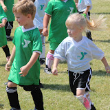 Paisly's first soccer game!
