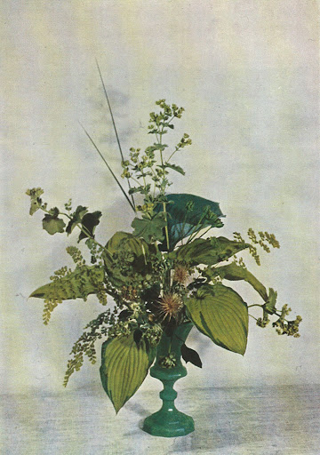She calls this arrangement, simply: Green Group. She calls this arrangement, simply: Green Group.