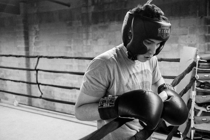 Danny Galloway is a 16-year-old boxer who is the best, among all ages, in the state. Galloway was photographed working out at Fight For Your Life, a boxing and fitness gym Thursday, February 23, 2012 in Salt Lake City, Utah
