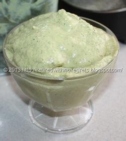 2013 Tax Day Smoothie - served