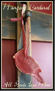 Hanging Cardinal Collage Hanging Cardinal Collage