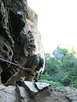 Repelling out of Diamond Cave