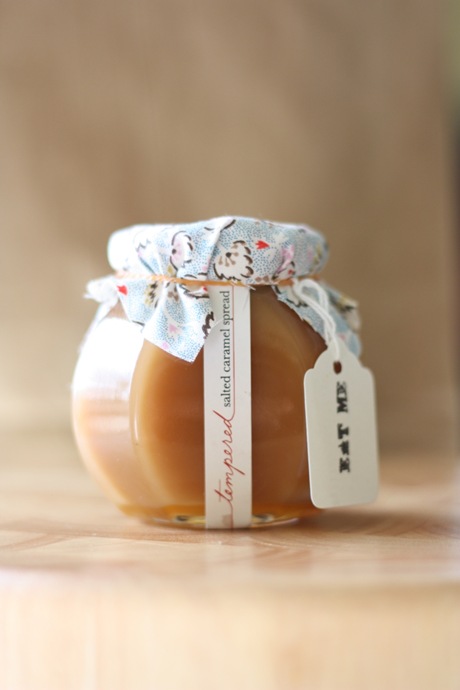 Tempered Salted Caramel Spread