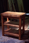 Butcher block, beech and pitchpine