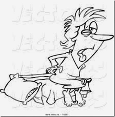 vector-of-a-cartoon-tired-woman-waking-up-coloring-page-outline-by-ron-leishman-16907 vector-of-a-cartoon-tired-woman-waking-up-coloring-page-outline-by-ron-leishman-16907