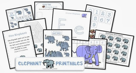 Elephant Printables Free