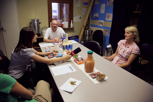 KSMU's Kristian Kriner interviews Sue, a Smoking Cessation group member. 


Photo Credit: Alex Crowder