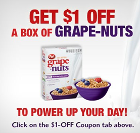 Grape-Nuts Printable Coupon. No Comments &raquo; 