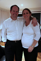 Jason and a very pregnant Louise