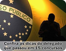 DELEGADO PASSOU EM 15 CONCURSOS