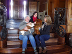 You know, gals, we're staying in the six-car garage apartment, which is where Uncle Carlos stays when he comes to Skylands.   But, we would much rather stay here in the main house.