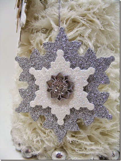 LeAnne Pugliese WeeInklings Paper Players 225 Glimmer Paper Snowflake Ornaments Stampin Up 3