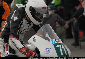 ASBK Queensland Raceway. Saturday qualifying and races.  2012 Round 3 - Support categories