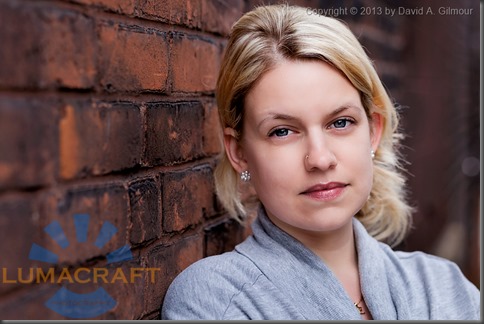 Portrait of Erica, by David A. Gilmour, Lumacraft Photography