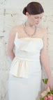 Oscar de la Renta short dress, Florals by Denise Fasanello Oscar de la Renta short dress, Florals by Denise Fasanello