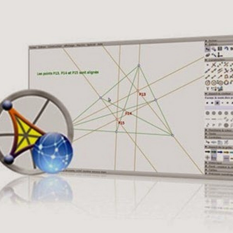 CaRMetal propose a different approach from the graphical interface point of view.
