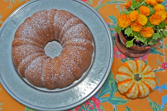 Pumpkin-Coconut Bundt Cake