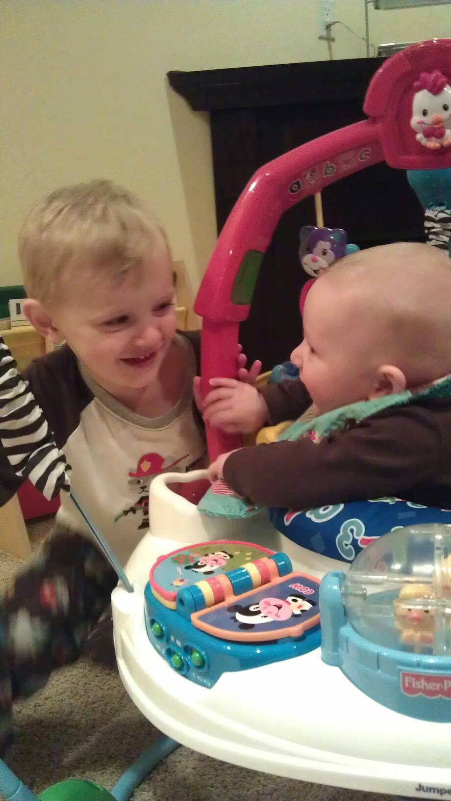 laughing