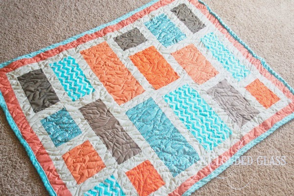 Beach-Inspired Baby Boy Quilt | Through Clouded Glass Beach-Inspired Baby Boy Quilt | Through Clouded Glass