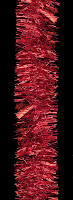 2M x 10cm Shiny Red Chunky Tinsel