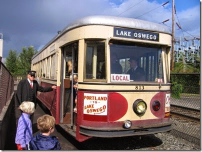 IMG_3174 Portland Traction Company Brill Broadway Car #813 in Lake Oswego, Oregon on August 31, 2008