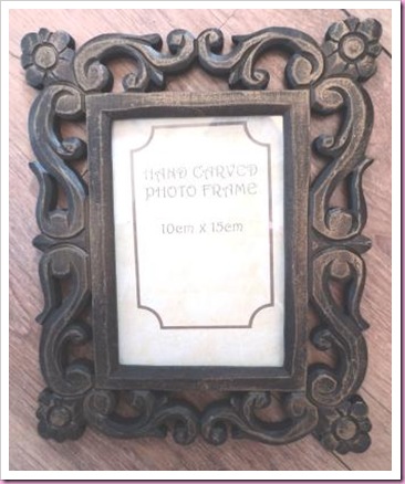 Carved picture Frame