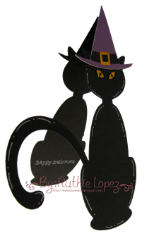 Cat svg - Platypus Creek Digitals - Halloween Card 2