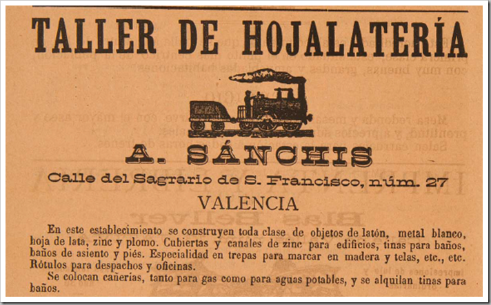 1888 hojalateria sanchis 1888 hojalateria sanchis