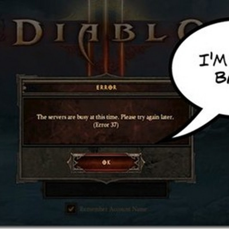 Diablo IIIs Error 37: „Bezeichnet es nicht als Comeback!“