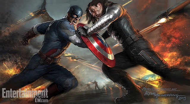 The Climactic Battle Teased in Captain America The Winter Soldier Concept Art
