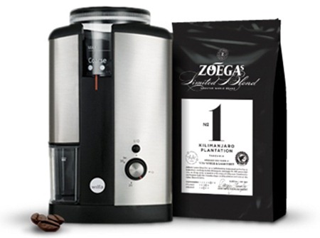 ZO&Eacute;GAS Limited Blend No 1 och Wilfa kaffekvarn
