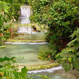 A 5 Tier Waterfall on the Path to the Top at Mele Cascades - Port Vila, Vanuatu