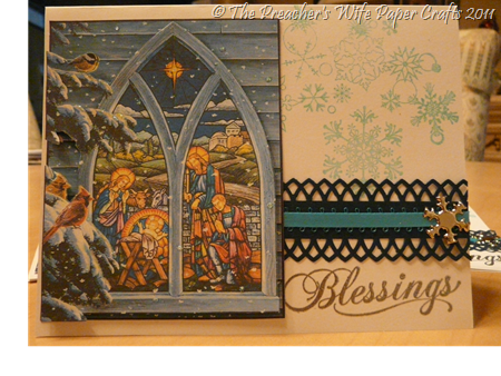 Stained Glass Window Card