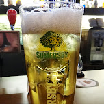 time for a SOMERSBY beer at BOSTON PIZZA in Toronto, Canada 