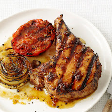 Bourbon Barbecued Pork Chops