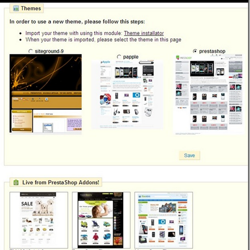 thumbnail in blog website design