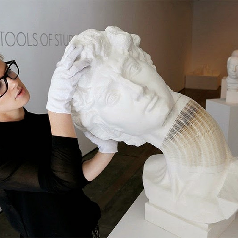Flexible Paper Sculptures by Li Hongbo Amusing