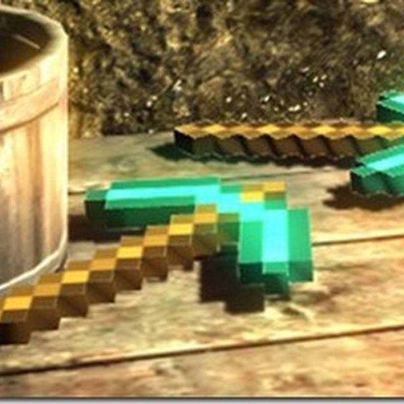 Ein wenig Minecraft in Skyrim: Minecraft Pickaxe Mod