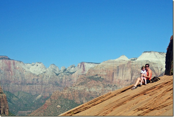 On top of the world - Zion National Park!