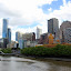 The Riverfront and Flinders Street Station - Melbourne, Australia