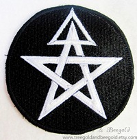 First Degree Wicca Embroidered Patch First Degree Wicca Embroidered Patch