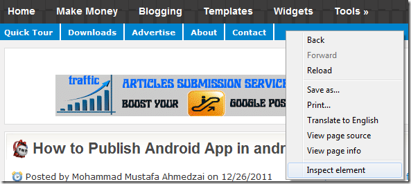 inspect element inspect element