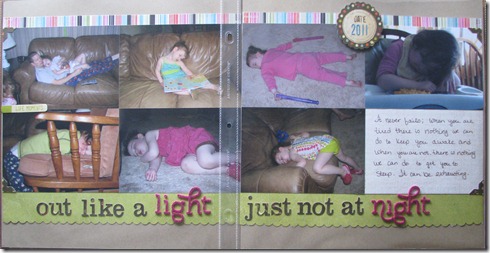 Out like a light just not at night Double